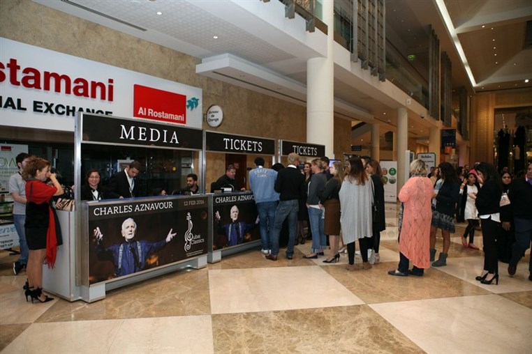 Charles Aznavour in Dubai